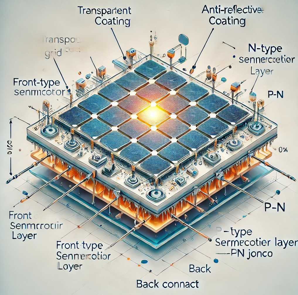 Solar Cell Diagram: Key Components and Functions