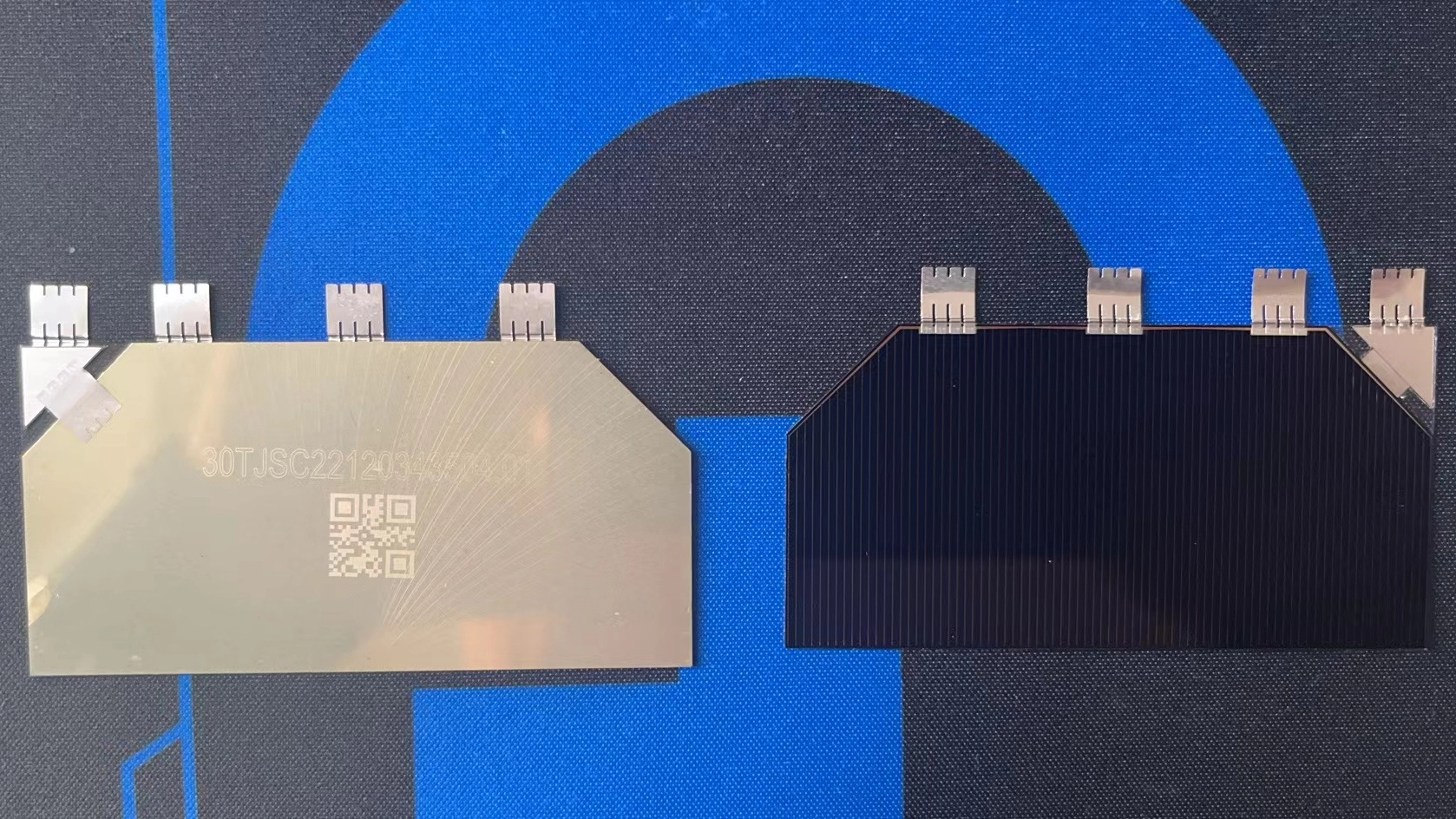 What is the price of an SC-3GA-3 space triple junction GaAs solar cell module with an efficiency of 30%?