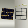 30% Efficiency Quickly Modular Space Solar Panels for Satellite