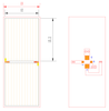 Flexible GaAs Solar Cell Module 32*13mm 30% Effience Micro Solar Cell Series FPC base Solar Panel For GPS Locator